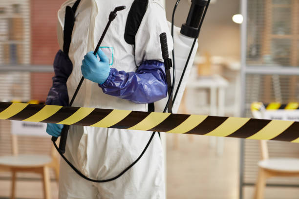 Professional Drug Lab Cleanup technician working in Telferner, TX